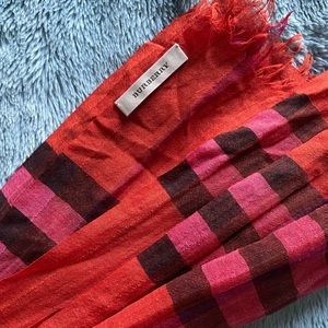 Burberry lightweight silk scarf